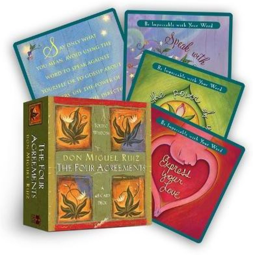 Buy The Four Agreements Cards by Ruiz Don Jose at Low Price in India