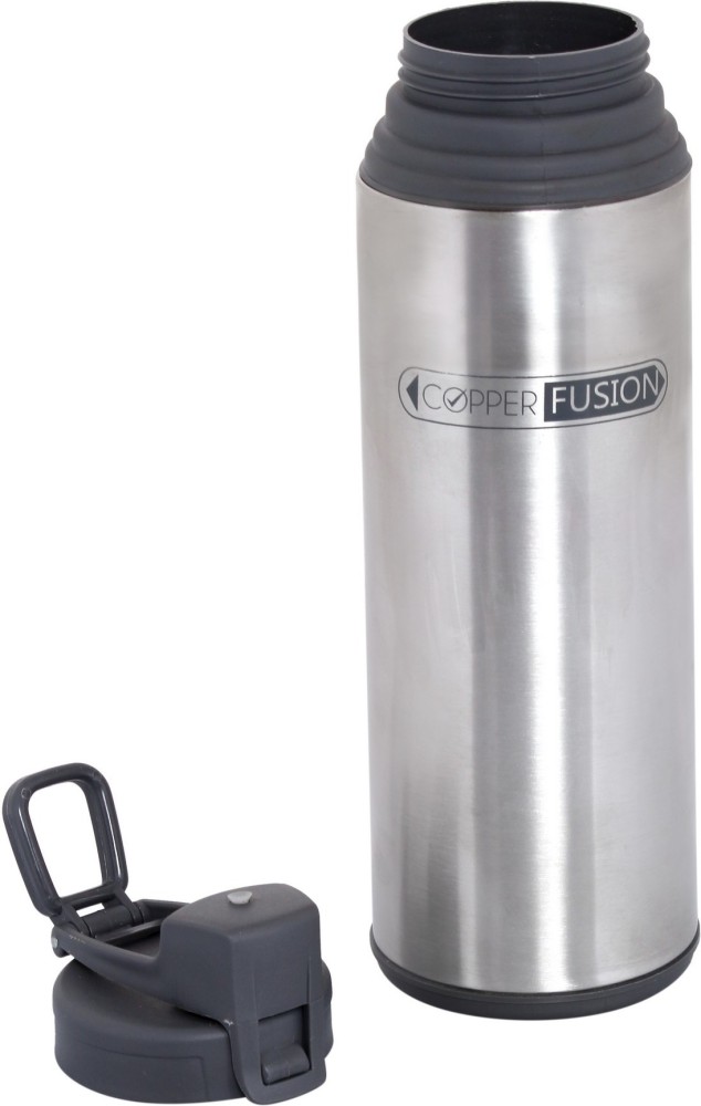 Up To 61% Off on Flat Water Bottle Flask Silic