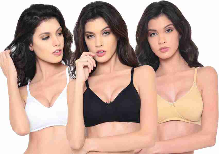 Buy online White Solid T-shirt Bra from lingerie for Women by Groversons  Paris Beauty for ₹449 at 44% off