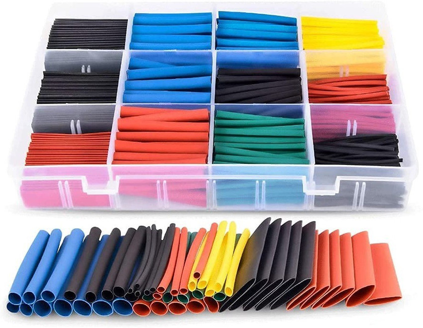Techtest Heat Shrink Tube Wire Sleeve Cable Wrap Heat Shrink Pvc Cable Sleeve 560 Pieces Insulated wire sleeve (Multicolor) Heat Shrink Cable Sleeve Price in India - Buy Techtest Heat Shrink Tube