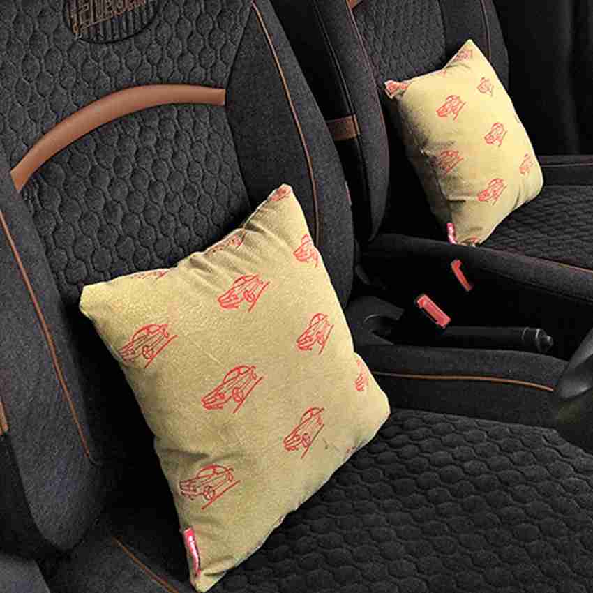 elegant Beige Fabric Car Pillow Cushion for Universal For Car Price in India Buy elegant Beige Fabric Car Pillow Cushion for Universal For Car online at Flipkart