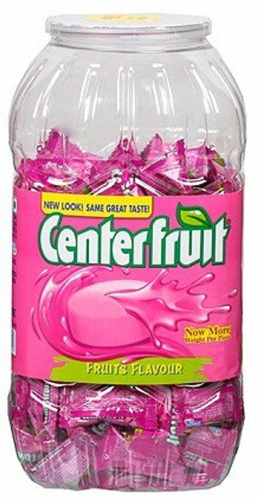 Centre fresh outlet chewing gum