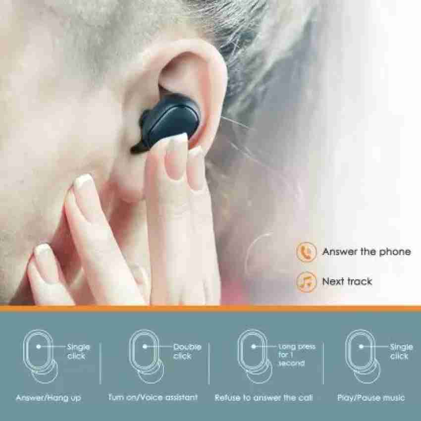 Mrs Simin TWS A6S ear buds True Wireless A6S Bluetooth Black 0