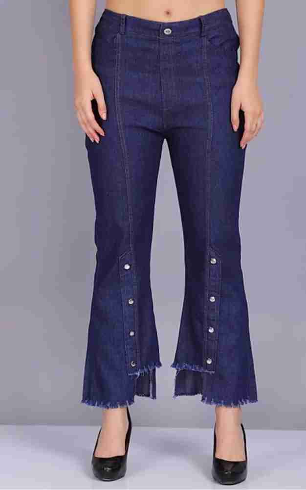Buy MJ Kart Womens Denim Bell Bottom Jeans (Bell Bottom Sky) Online In  India At Discounted Prices