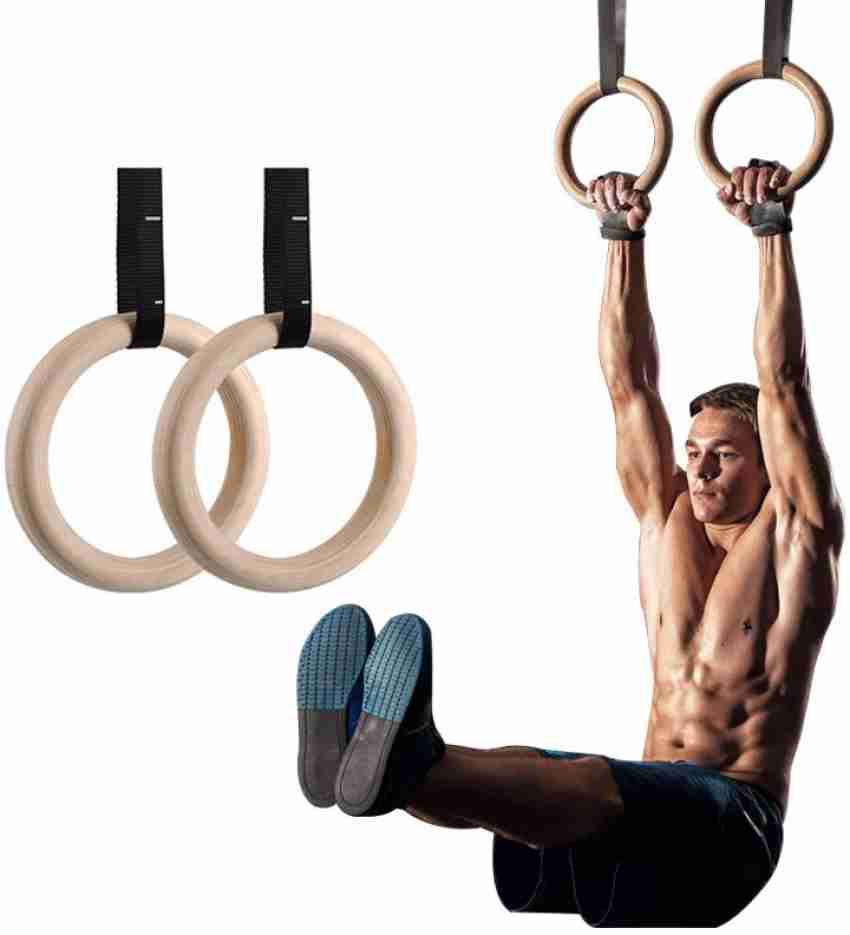 Manogyam Workout Wood Gymnastic Pull Up Rings,15FT Adjustable  Straps,Non-Slip 32 MM for Fitness Accessory Kit Kit - Buy Manogyam Workout  Wood Gymnastic Pull Up Rings,15FT Adjustable Straps,Non-Slip 32 MM for  Fitness Accessory