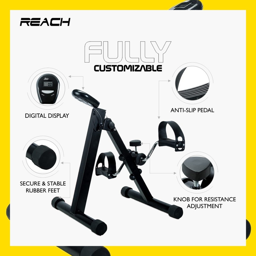 Reach Mini Bike Pro Portable Pedal Exercise Cycle for Arms Legs and Physiotherapy Mini Pedal Exerciser Cycle Price in India Buy Reach Mini Bike Pro Portable Pedal Exercise Cycle for Arms