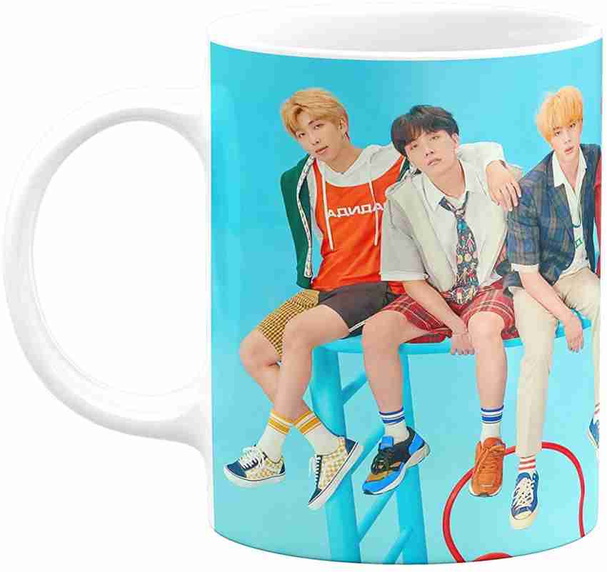 Convay BTS Printed Ceramic Tea, Milk and Coffee/Cup (White, 11 oz, Ceramic  Coffee Mug Price in India - Buy Convay BTS Printed Ceramic Tea, Milk and  Coffee/Cup (White, 11 oz, Ceramic Coffee