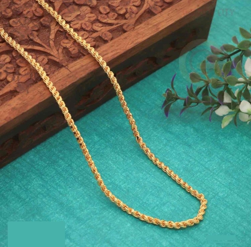 3 Meters Gold Plated Chain for jewelry making in size about 3mm