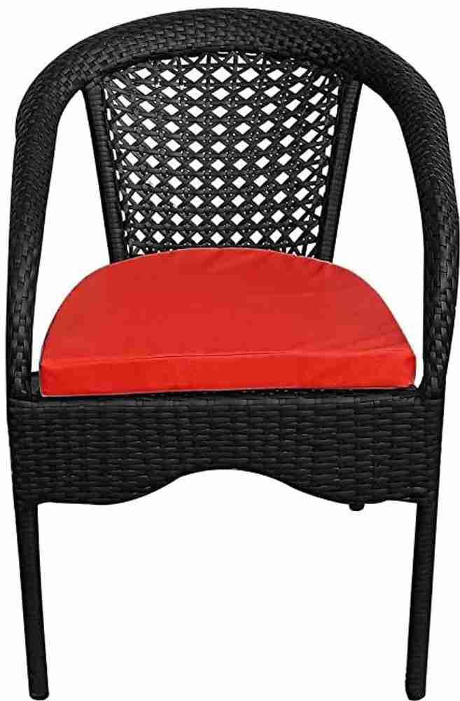 Black rattan chair store