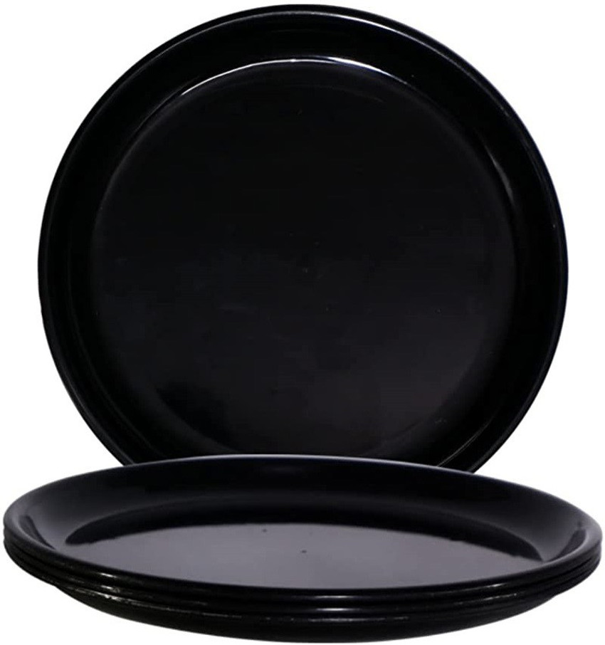 Everbuy Gloss Finish Microwave Safe Full Plates For Home and
