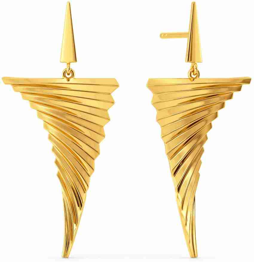 City gold earrings deals flipkart