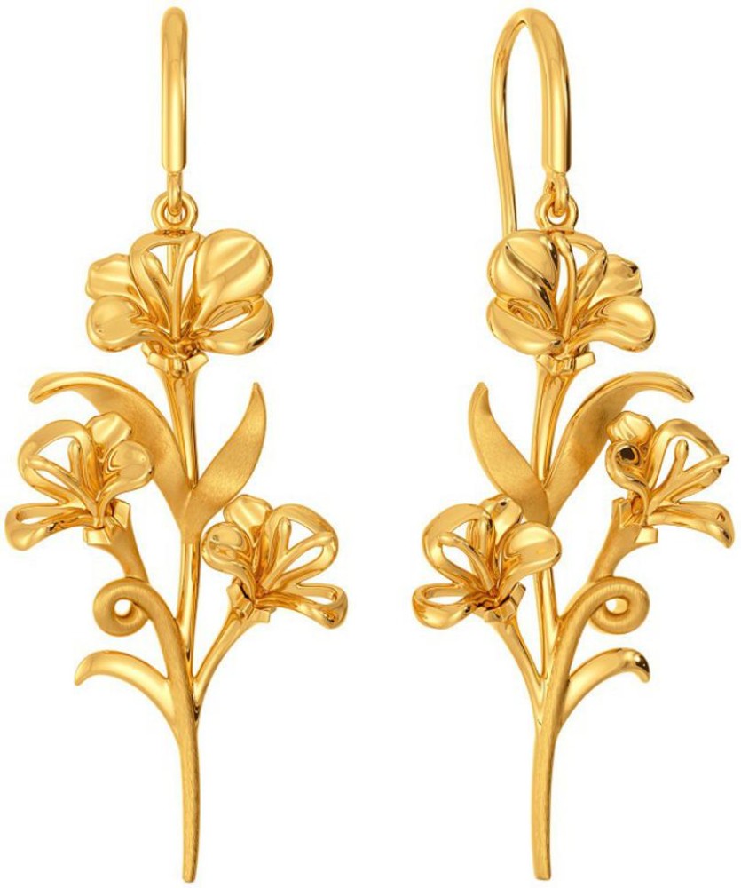 Melorra Wrapped in Chic Gold Earrings Yellow Gold 18kt Stud Earring Price  in India  Buy Melorra Wrapped in Chic Gold Earrings Yellow Gold 18kt Stud  Earring online at Flipkartcom