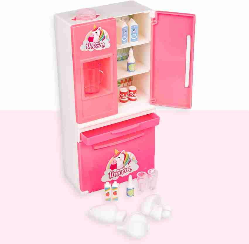 Barbie refrigerator with working water dispenser store