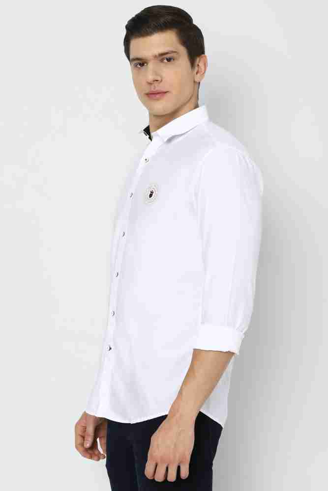 LOUIS PHILIPPE Men Striped Casual White Shirt - Buy LOUIS PHILIPPE