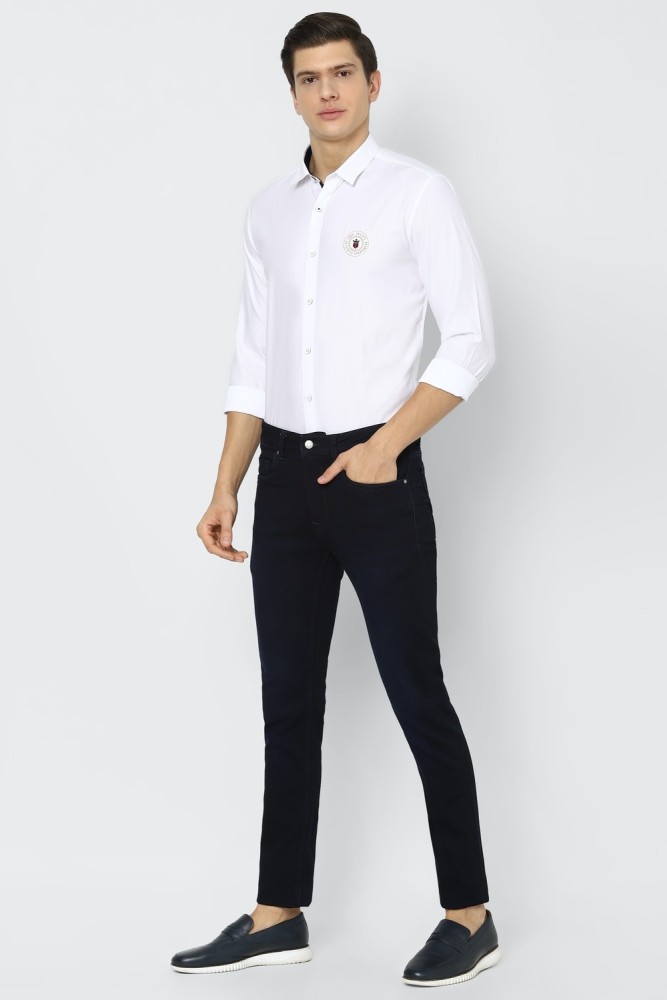 Buy Louis Philippe Jeans Men's Striped Slim fit T-Shirt