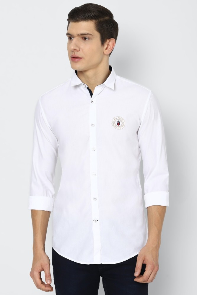 LOUIS PHILIPPE Men Striped Casual White Shirt - Buy LOUIS PHILIPPE Men  Striped Casual White Shirt Online at Best Prices in India