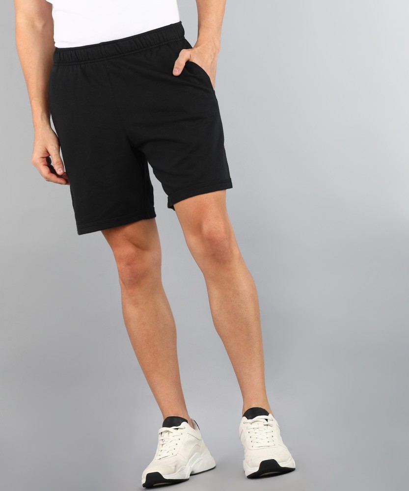 Vitaan Solid Men Black Sports Shorts - Buy Vitaan Solid Men Black Sports  Shorts Online at Best Prices in India
