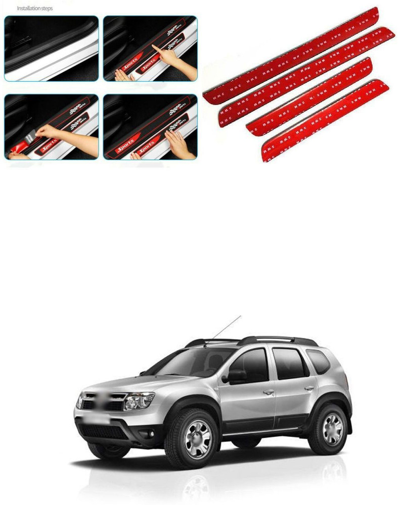 PRTEK Rubber Door Sill Strip Protector Door bumper Scuff Plate