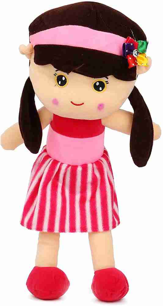 MEEJU Stuffed Doll for Baby Girls Soft Doll with Attractive Eyes