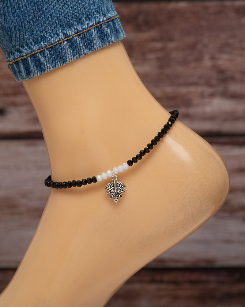 NAKSH Western Single Leg Fashion Ethnic Fancy Anklet for Women