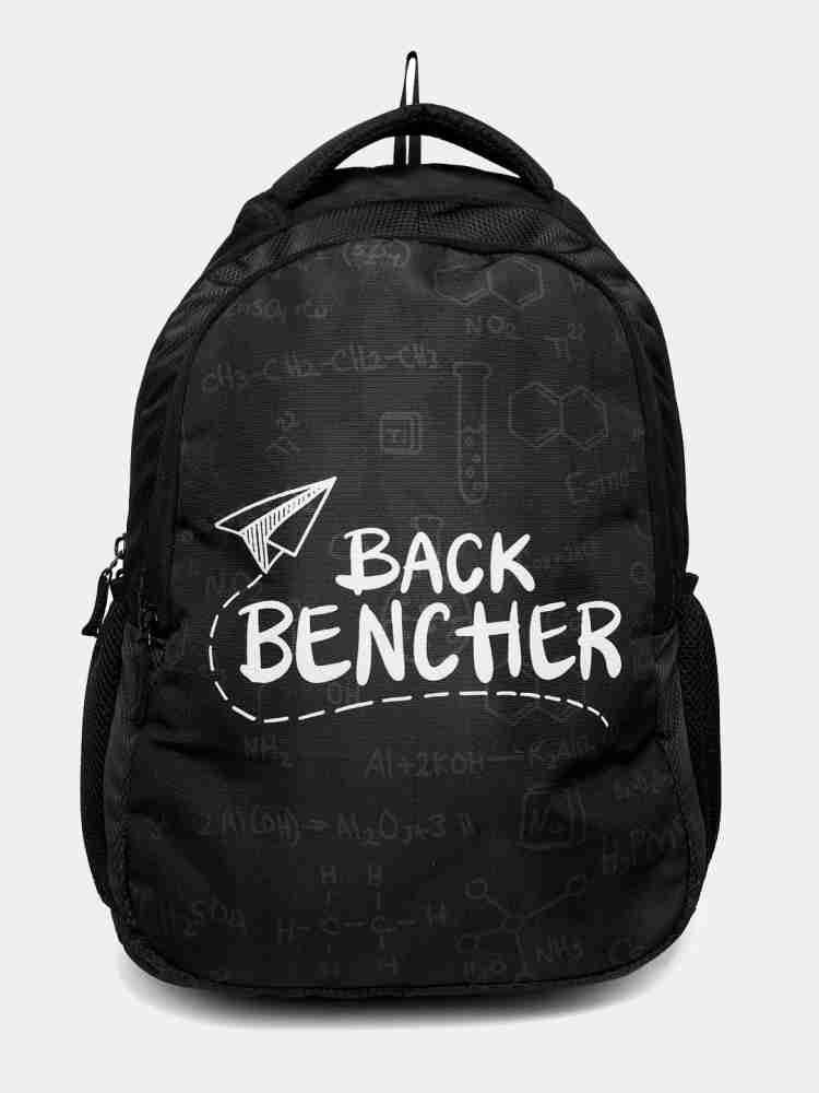 BEWAKOOF Back Bencher Doodle Printed 23 Litre Backpack 23 L Laptop Backpack Black Price in India Flipkart