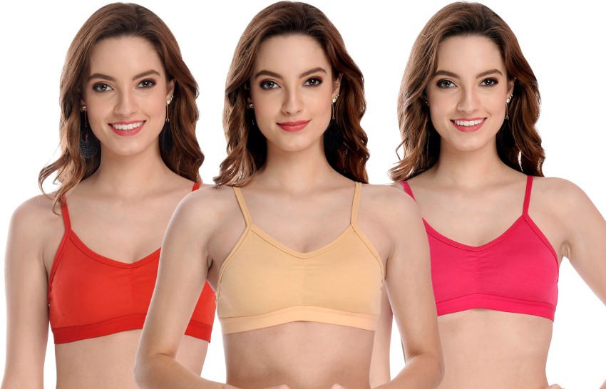 CHILEELIFE Women Training/Beginners Non Padded Bra - Buy CHILEELIFE Women  Training/Beginners Non Padded Bra Online at Best Prices in India