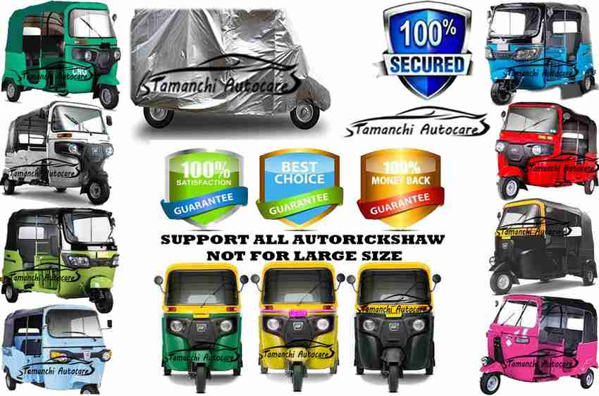 Bajaj auto rickshaw deals top cover price