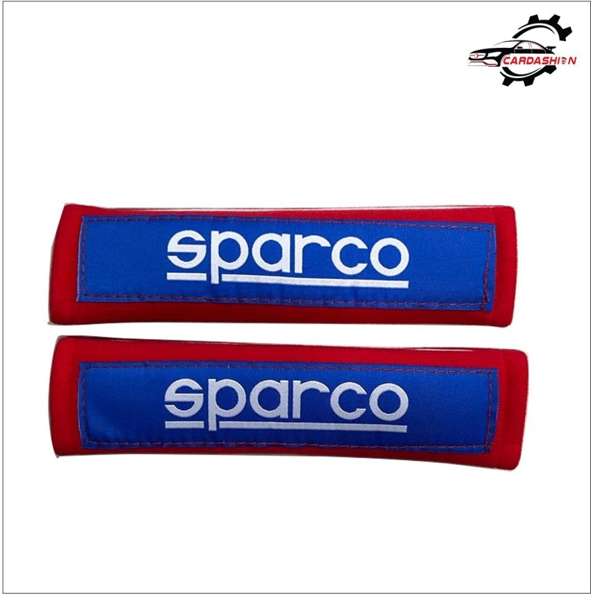 Car Oxygen - Sparco Car Seat Belt Shoulder Pads (Pack of 2
