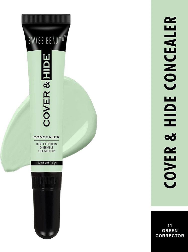 SWISS BEAUTY Liquid Concealer Shade Green Corrector Concealer