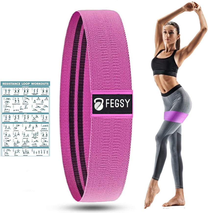 FEGSY Hip Band Resistance Loop Band Exercise Band for Hip Thigh Legs Pink Resistance Tube Buy FEGSY Hip Band Resistance Loop Band Exercise Band for Hip Thigh Legs Pink Resistance Tube