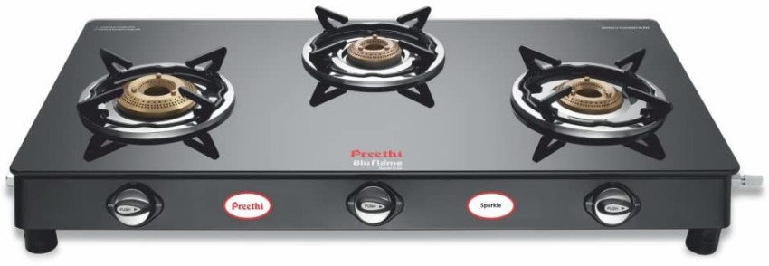 Preethi blue store flame gas stove