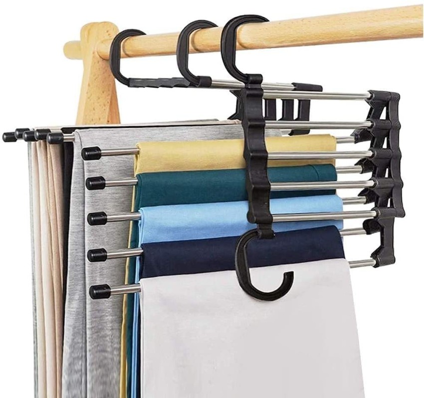 3 Pack Space Saving Pants Hangers for Sale  Home Storage  Organizers   SONGMICS