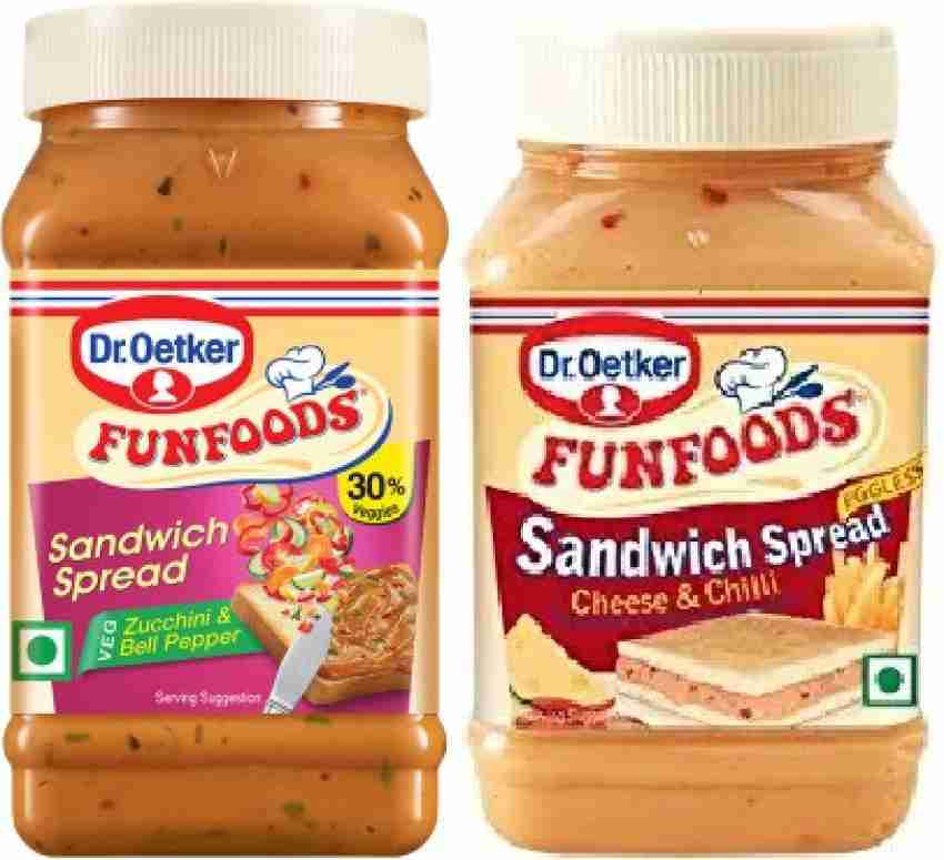 FUNFOODS by Dr. Oetker VEG. MAYONNAISE ORIGINAL + CHEESE & CHILLI 250 g  Price in India - Buy FUNFOODS by Dr. Oetker VEG. MAYONNAISE ORIGINAL +  CHEESE & CHILLI 250 g online at