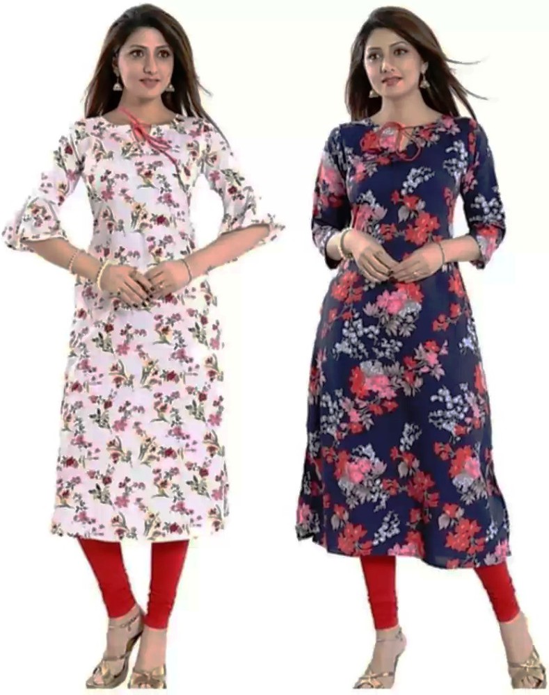 Flipkart sale long on sale kurtis