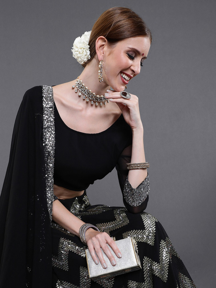 Earrings for black lehenga Clearance