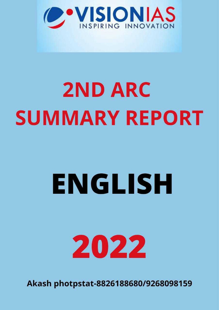 2nd Arc Report Summary Vision IAS PDF edu.svet.gob.gt