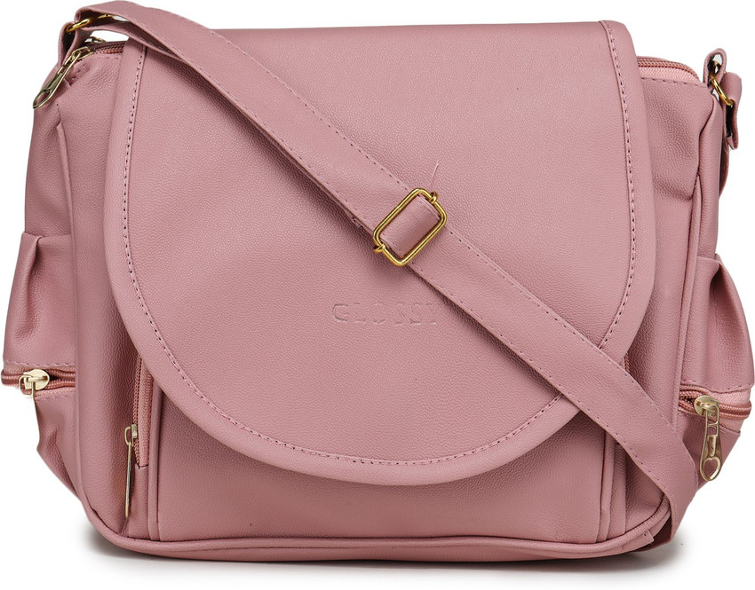 Glossy sling outlet bag