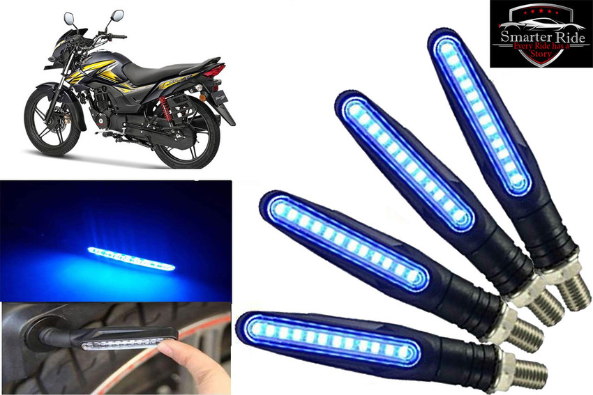 SMARTER RIDE Front Rear Side LED Indicator Light for Honda Shine