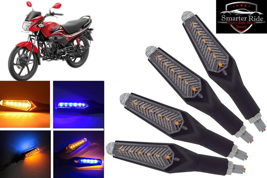 SMARTER RIDE Front Rear Side LED Indicator Light for Hero Passion Pro Price in India Buy SMARTER RIDE Front Rear Side LED Indicator Light for Hero Passion Pro online at Flipkart