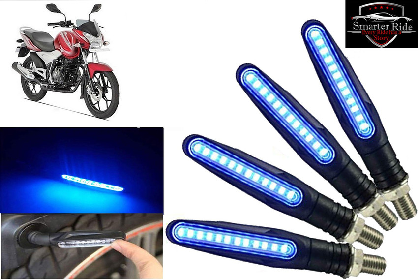 SMARTER RIDE Front Rear Side LED Indicator Light for Bajaj Discover 125 DTS i Price in India Buy SMARTER RIDE Front Rear Side LED Indicator Light for Bajaj Discover 125 DTS i online