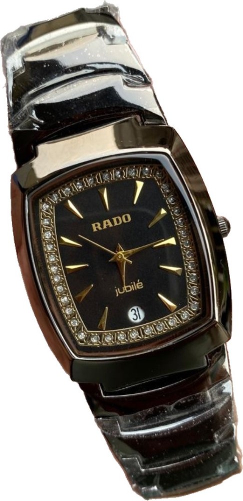 Rado black clearance stone watch