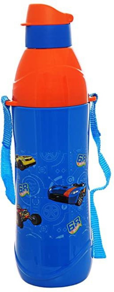 Multicolor Plastic Cello Puro Junior Hot Wheels Insulated Water Bottle