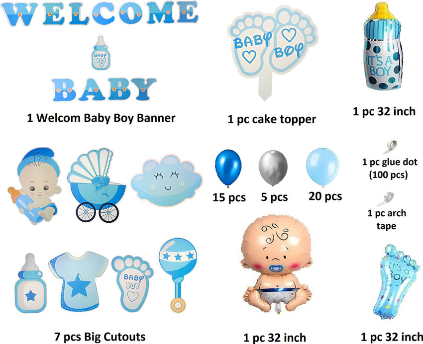 Baby boy discount cutouts