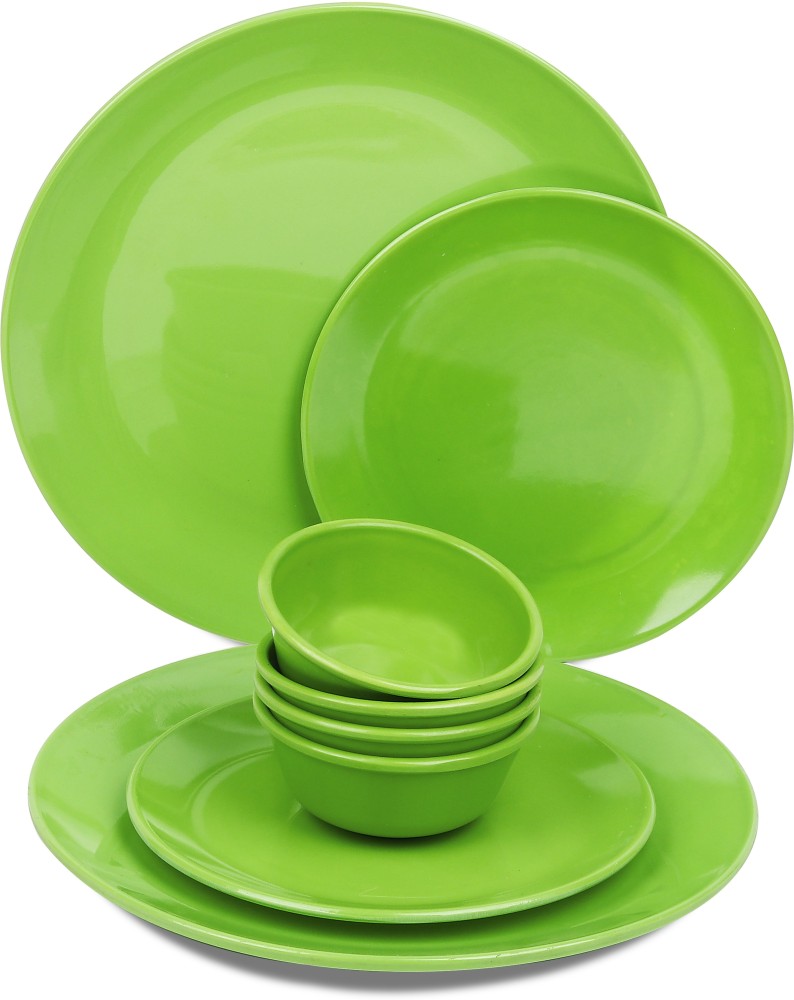 Green 2024 melamine dinnerware