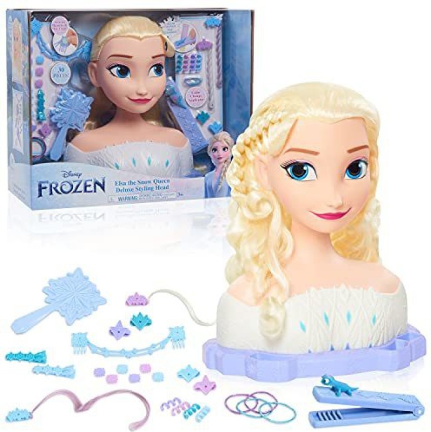 Frozen styling hot sale head doll