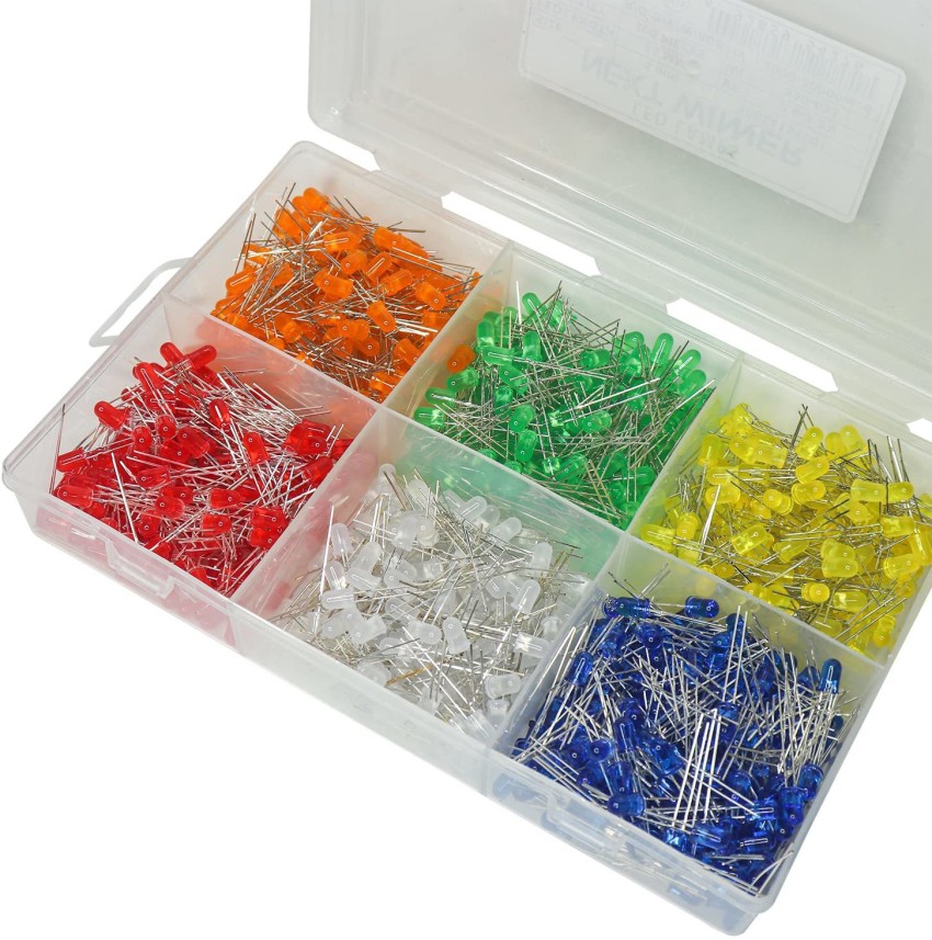 NEXT WINNER 300pcs(6 Colors x50pcs)5mm LED Light Emitting Diode