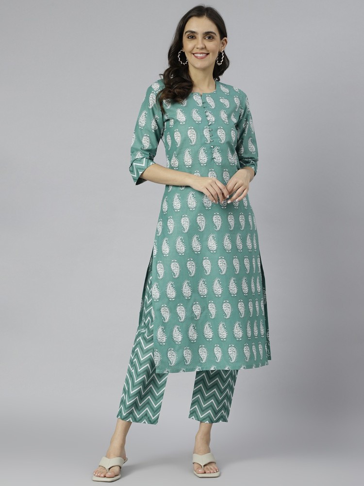 Kanya Faison Women Printed Ethnic Dress Kurta  Buy Kanya Faison Women  Printed Ethnic Dress Kurta Online at Best Prices in India  Flipkartcom