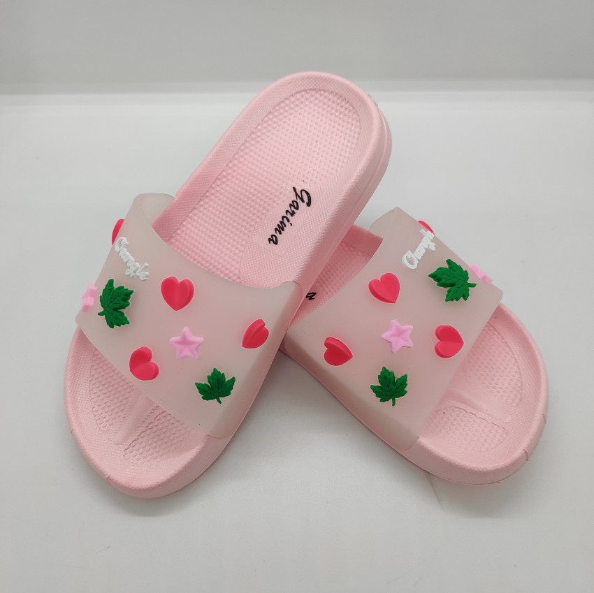 girls slip on slippers