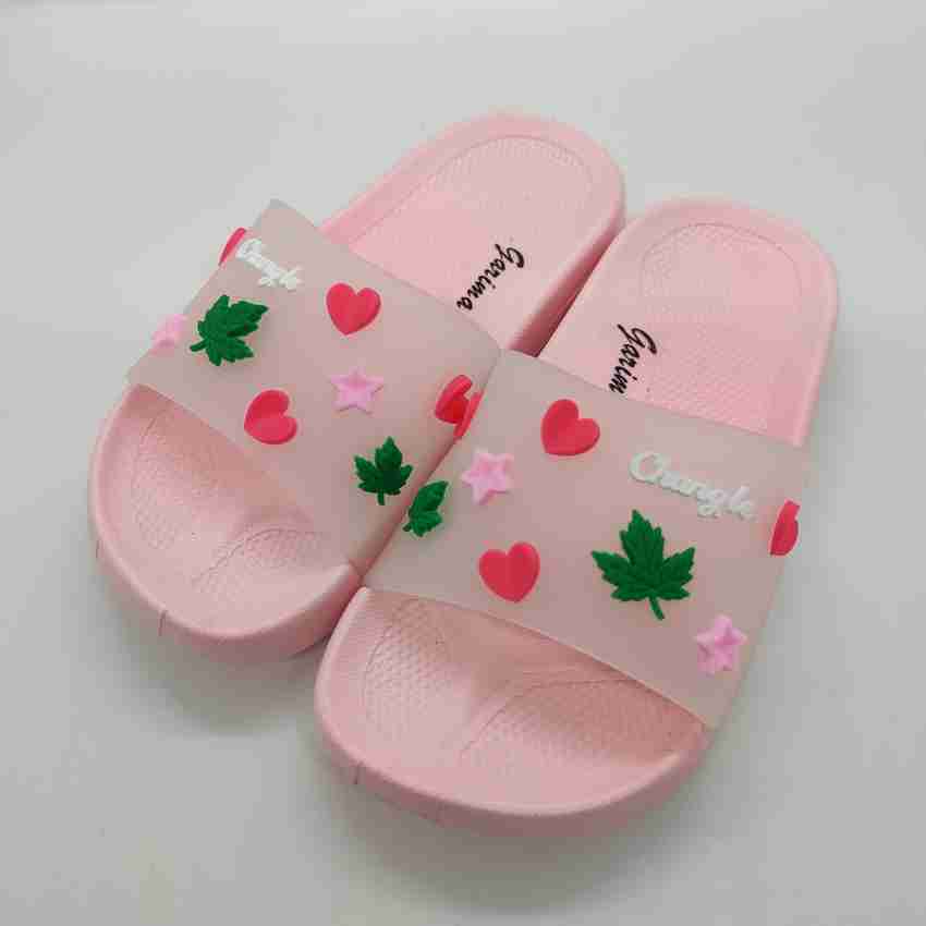 Kids plain online slippers