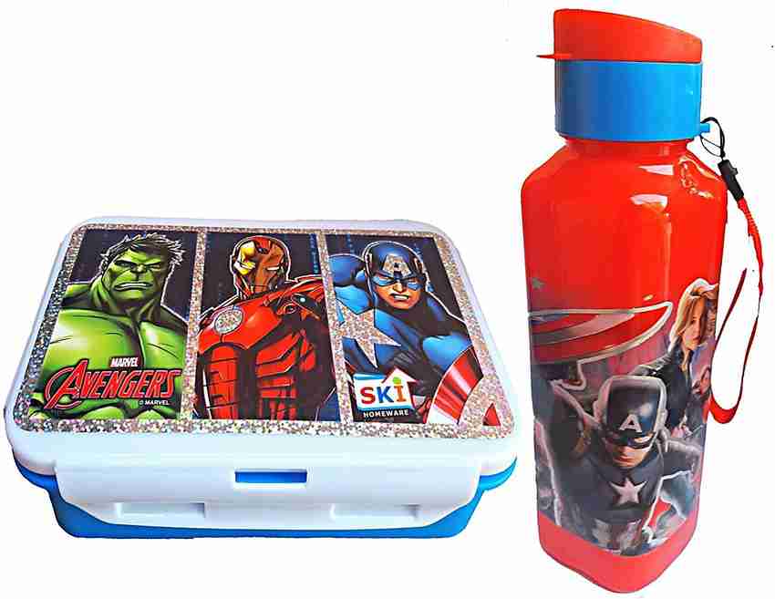Flipkart tirupaticollection Lunch Box Set With Water Bottle For School Going Kids Girls Boys 2 Containers Lunch Box